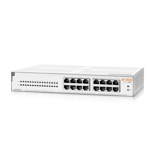 Aruba Instant On 1430 16G Class4 PoE 124W Unmanaged Switch